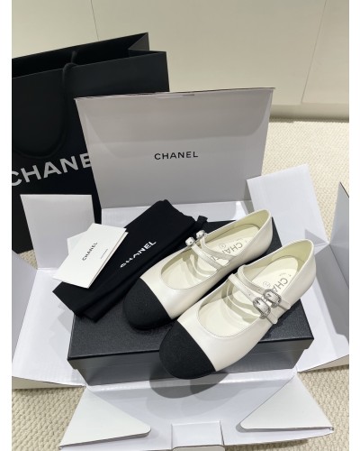 CH 더블스트랩 플랫슈즈