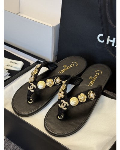 CHANEL cc 로고 플립플랍(+3color)
