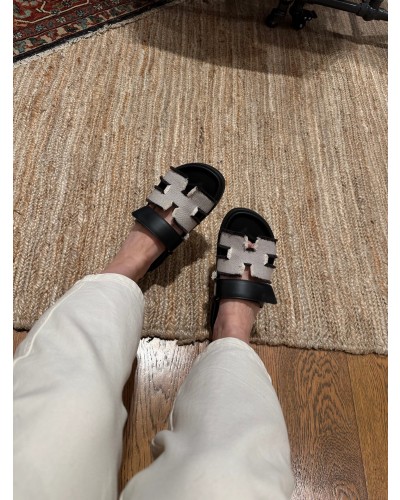 Hermes 캔버스 시프레 샌들(+2color)