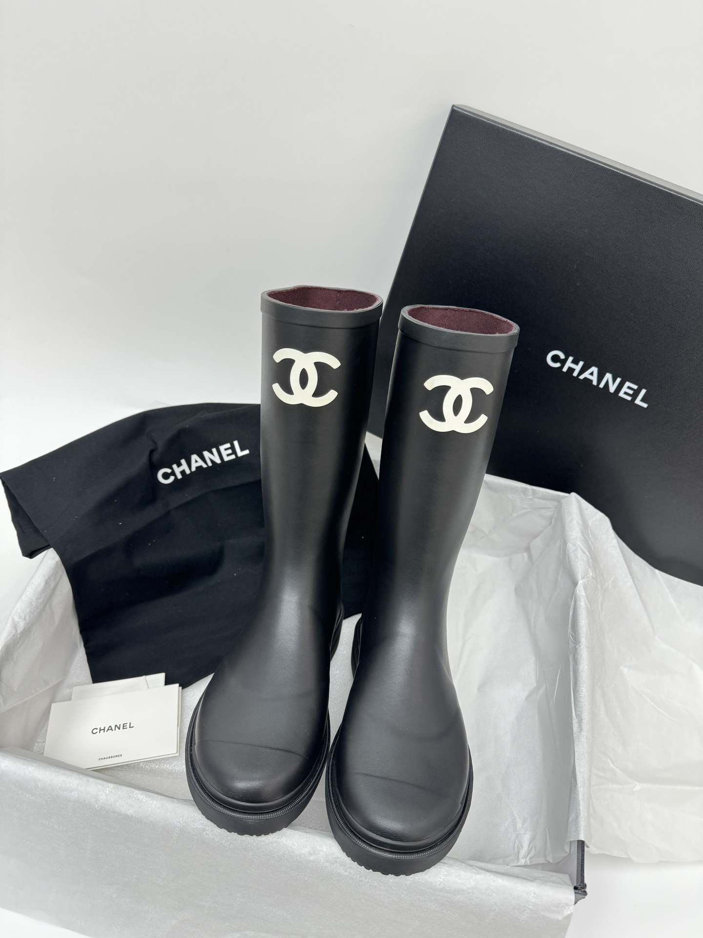 CHANEL 레인부츠