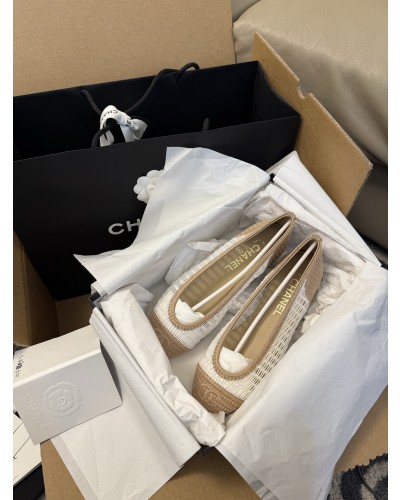 CHANEL Knit ballerina shose