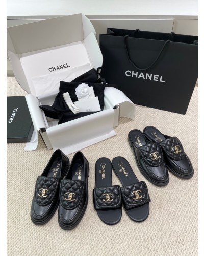 CHANEL 턴락 퀼팅 로퍼
