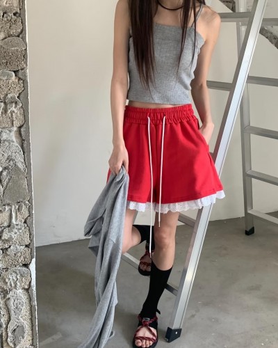 MIUMIU 나스트로 크로스 로프 샌들