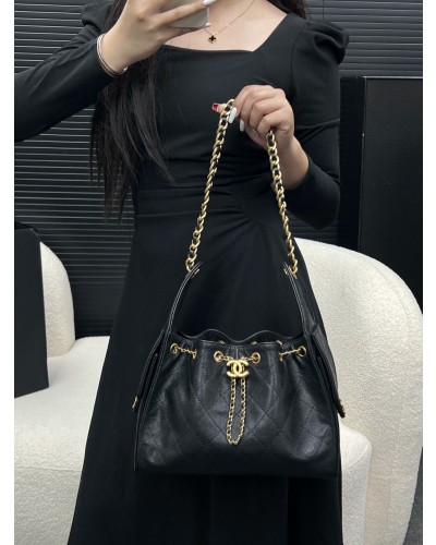 Cha 25S 레더 스몰 호보백