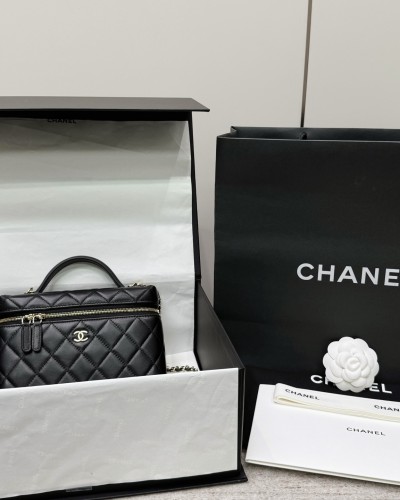 Ch 25C LP 스몰더블cc로고 베니티 백