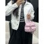 Ch 25P DUMA 더블포켓 백팩 핑크 2size