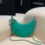 Ch 크레센트백 그린 20cm