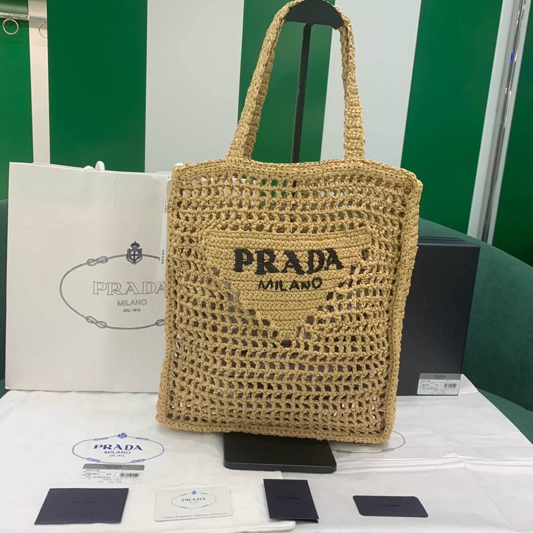 라피아 토트백 소프트 솔루션 38cm