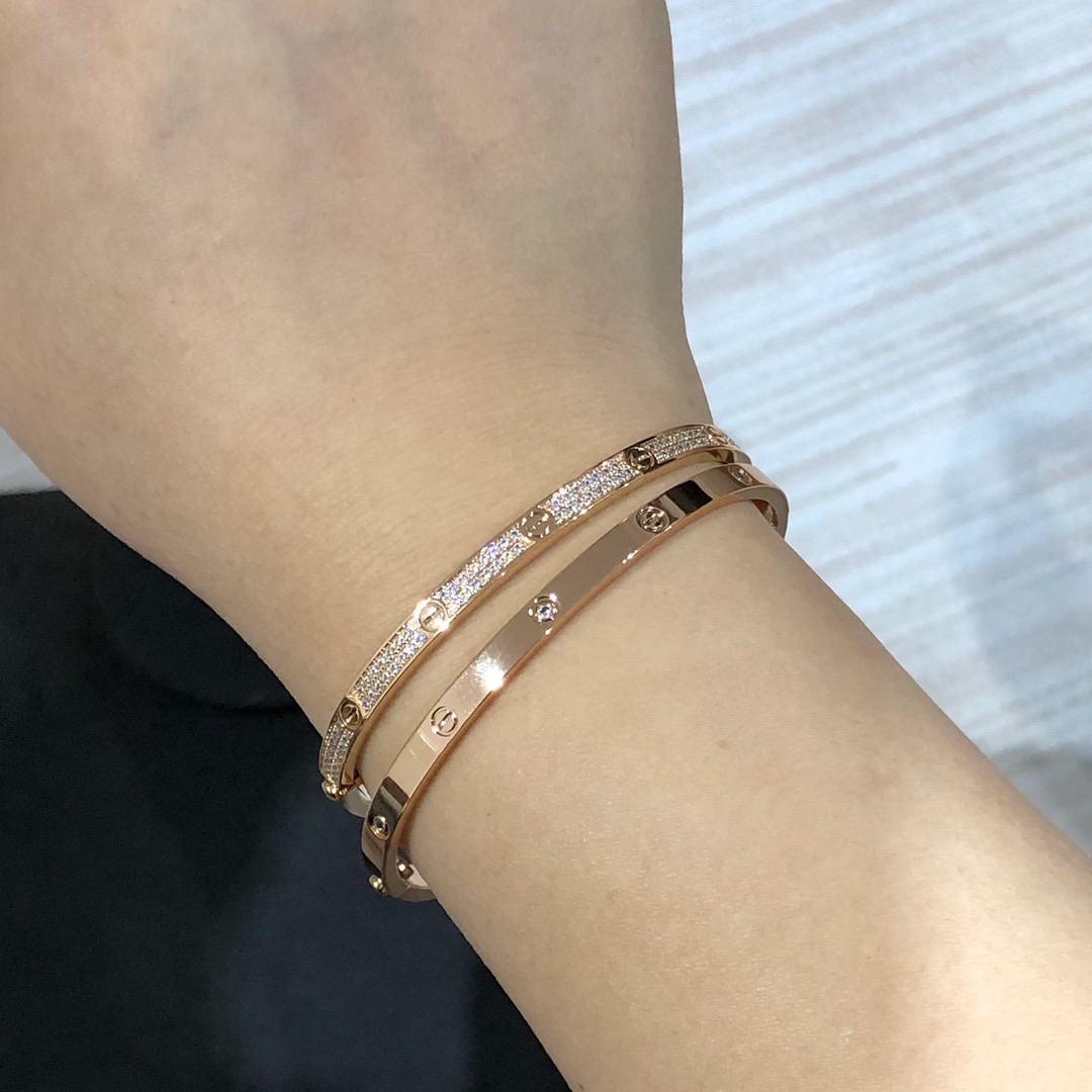 CARTIER 까르띠에 러브 팔찌 파베