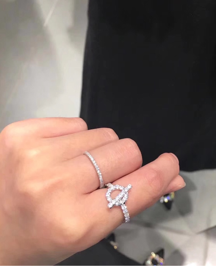 Hermes 에르메스 다이아 반지
