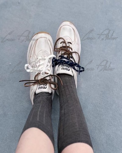Miumiu 미우미우 워싱 스니커즈