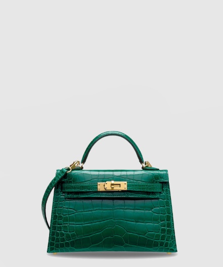 [Hermes] 미니 켈리백 크로커