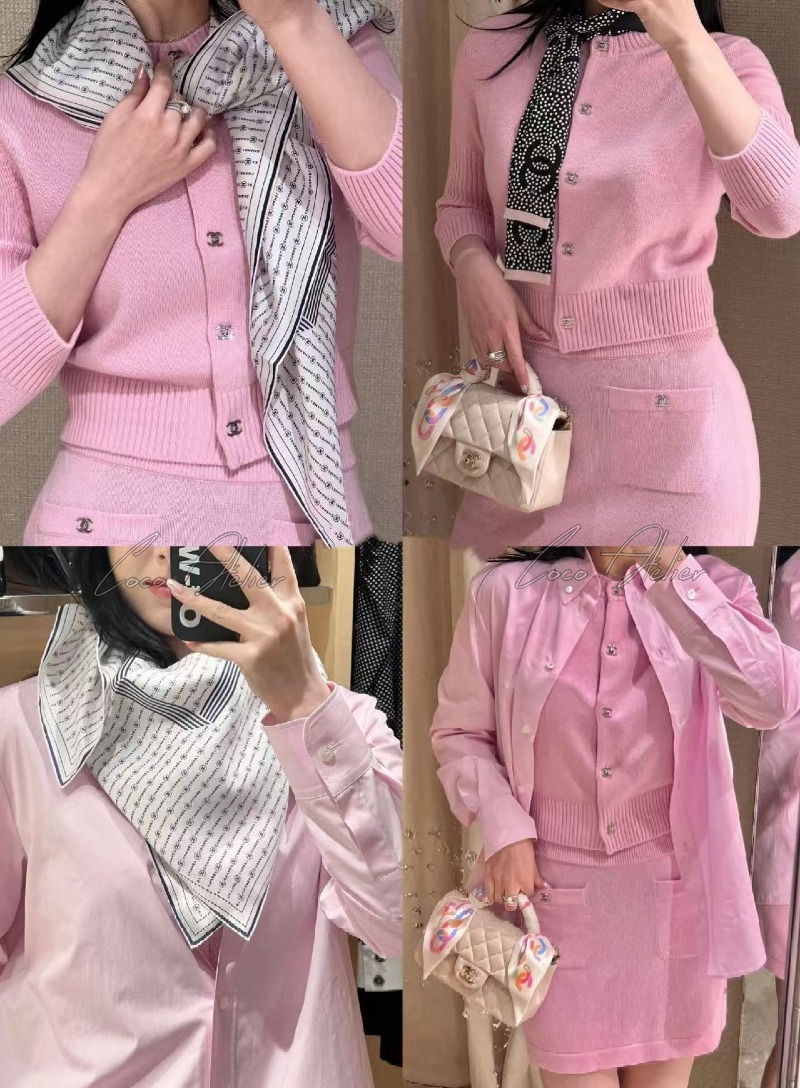 CHANEL 샤넬 캐시미어 스커트 