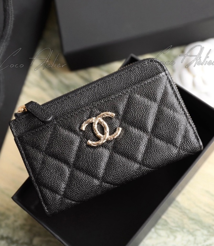 CHANEL 샤넬 지퍼 지갑