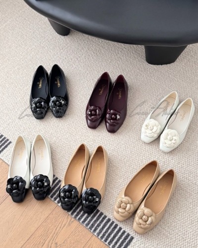 CHANEL 샤넬 까멜리아 플랫& 메리제인 샌들