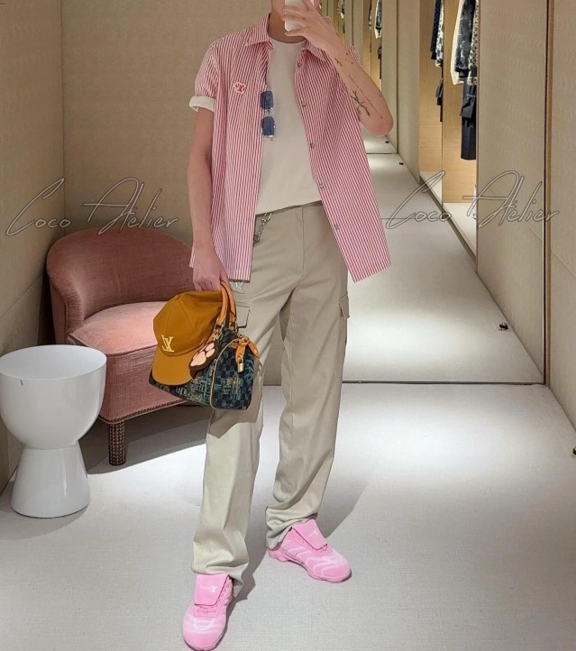 Louis Vuitton 루이비통 플라워 프린트 포플린 셔츠 (남녀공용)