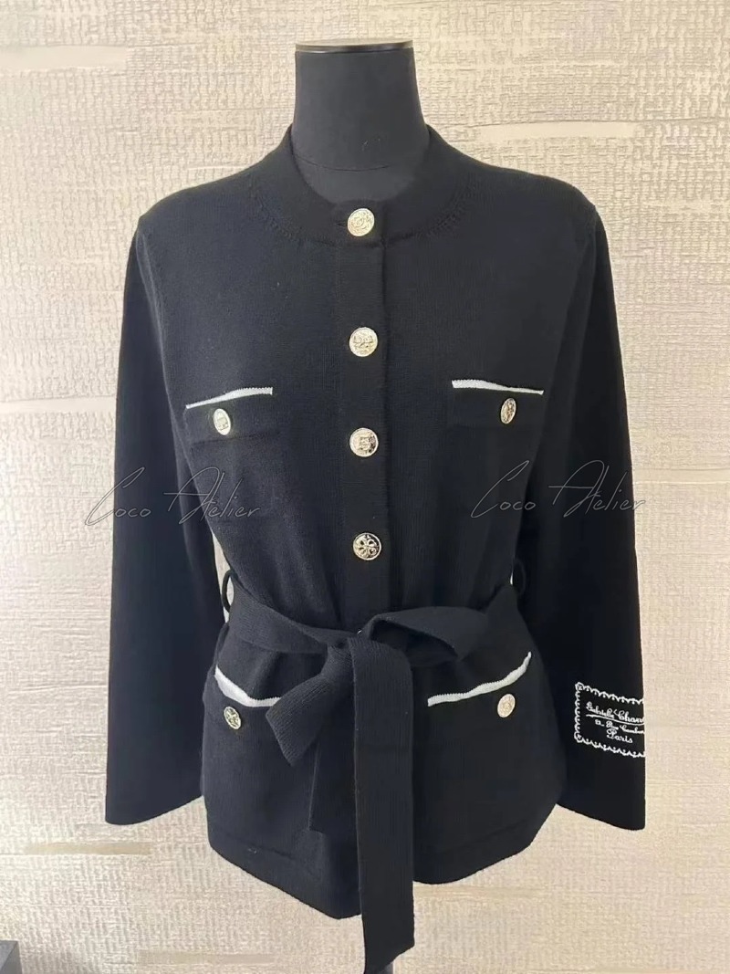 CHANEL 샤넬 CC 벨트 가디건