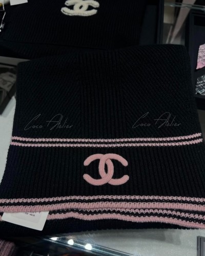 CHANEL 샤넬 CC 캐시미어 머플러