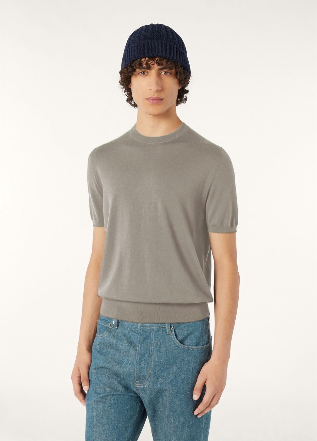 Loro Piana 로로피아나 아이스위시 울 니트 반팔 +4color
