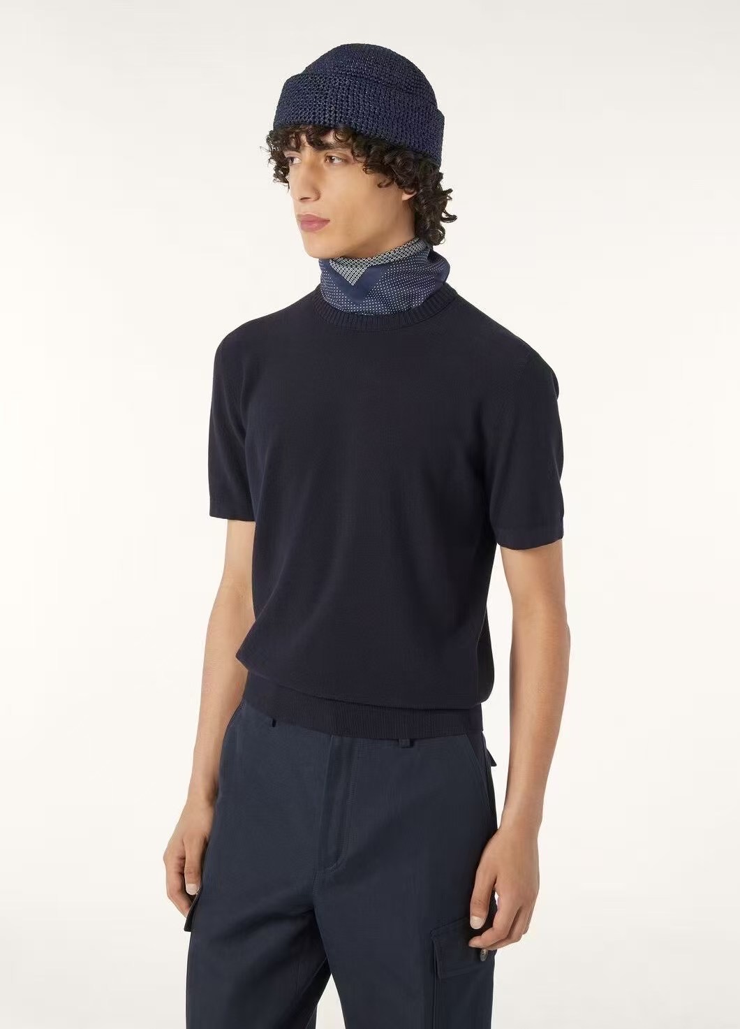 Loro Piana 로로피아나 워커리 라운드 넥 니트 +4color