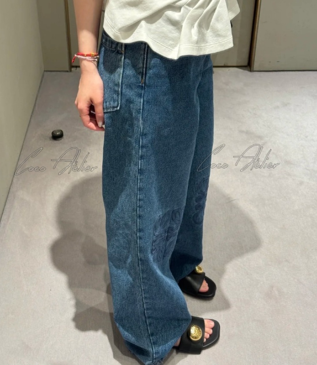 Loewe 로에베 애너그램 데님 팬츠