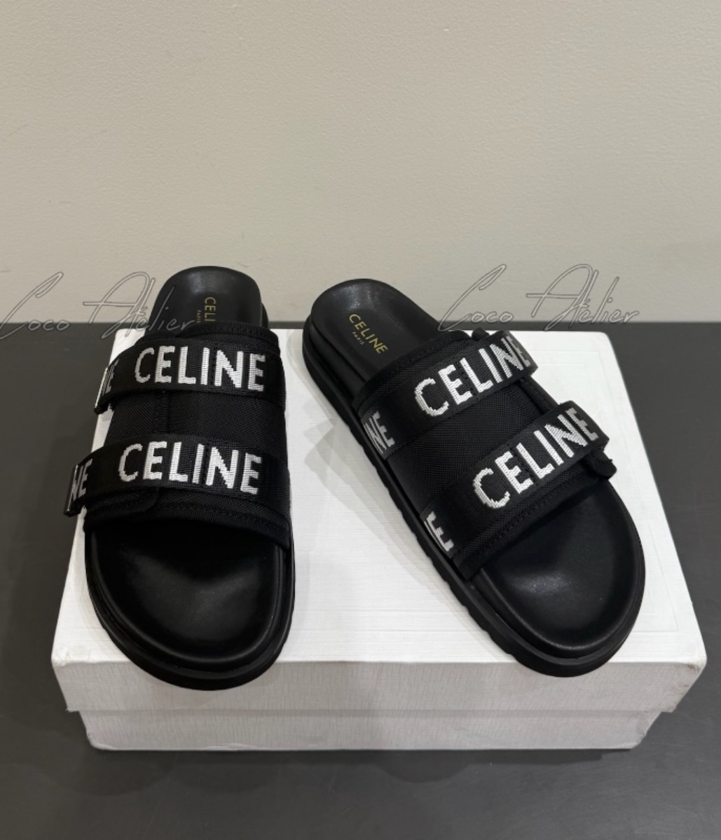 CELINE 셀린느 로고 샌들