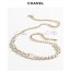 CHANEL 샤넬 진주 체인 벨트