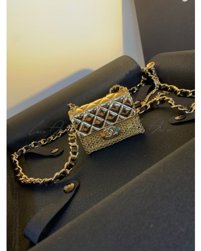 CHANEL 샤넬 cc 플랩 목걸이