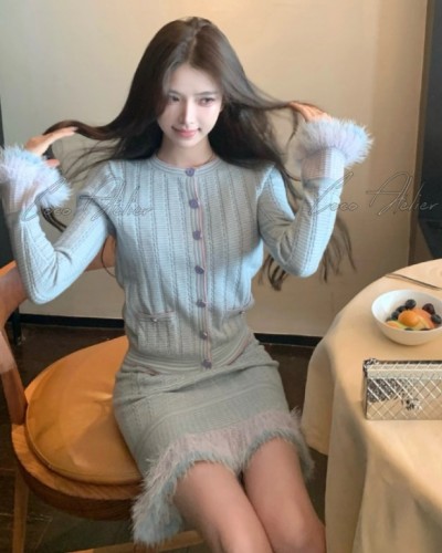 CHANEL 샤넬 제니 캐시미어 가디건 (+2color)