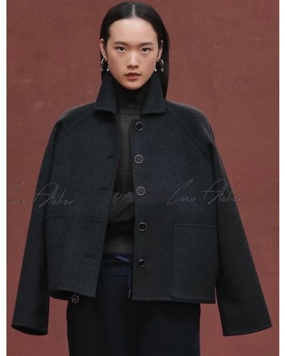 HERMES 에르메스 캐시미어 자켓