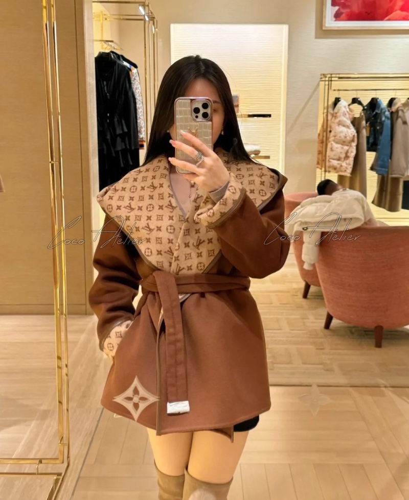 Louis Vuitton 루이비통 캐시미어 후드 코트