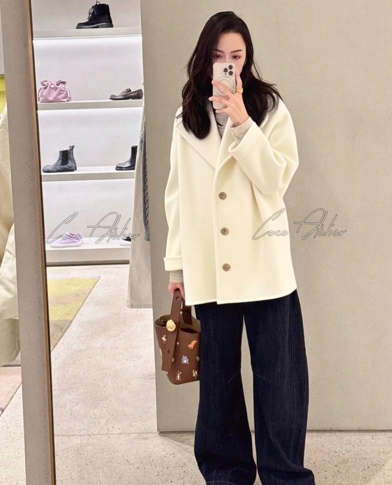 LOEWE 로에베 하프 코트