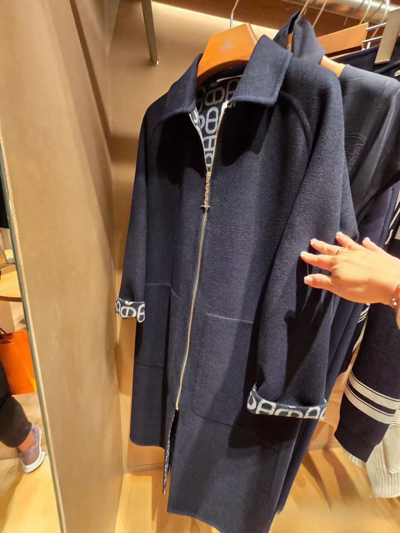 HERMES 에르메스 캐시미어 코트