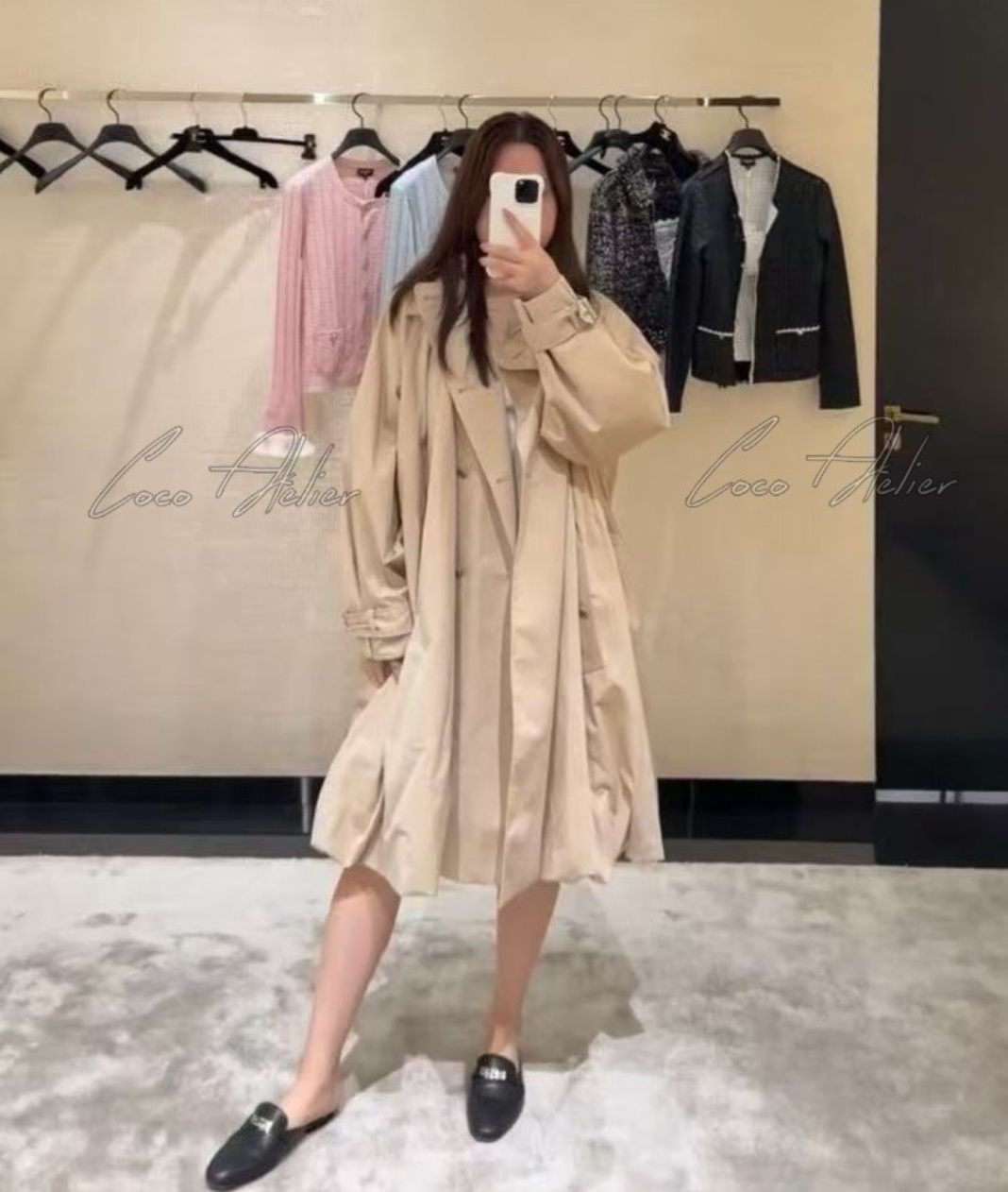 CHANEL 샤넬 트렌치 코트