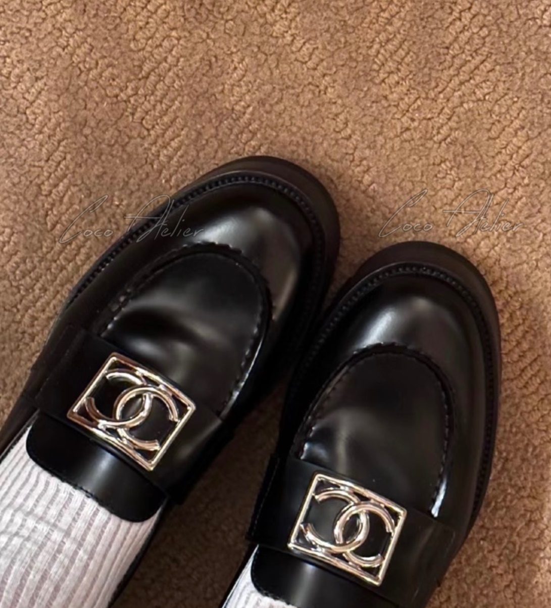 CHANEL 샤넬 cc로고 로퍼