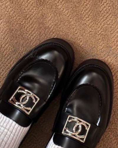 CHANEL 샤넬 cc로고 로퍼