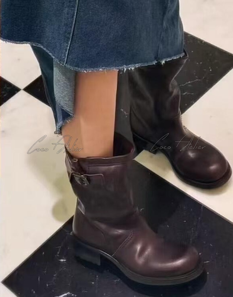 PRADA 프라다 앵클 부츠