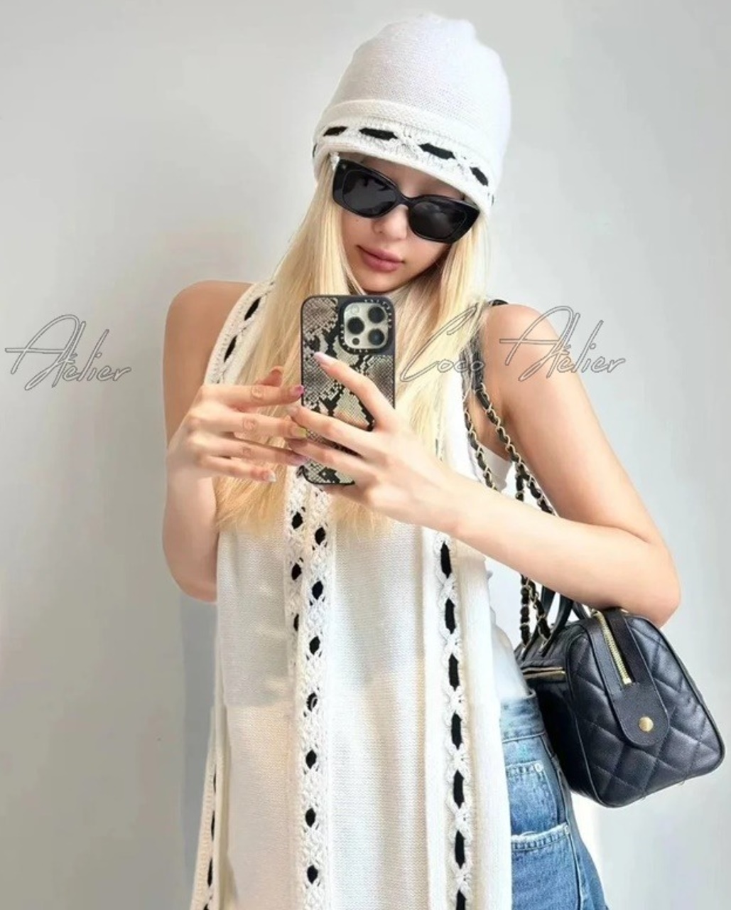 CHANEL 샤넬 비니 & 머플러