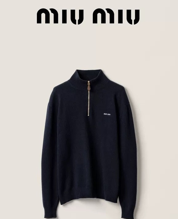 Miumiu 미우미우 집업 니트