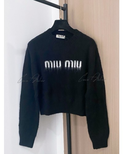 Miumiu 미우미우 로고 니트