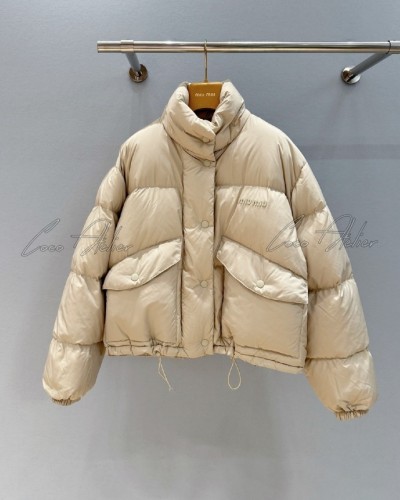 Miumiu 미우미우 스탠드 칼라 숏 패딩