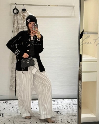 CHANEL 샤넬 CC 벨트 가디건