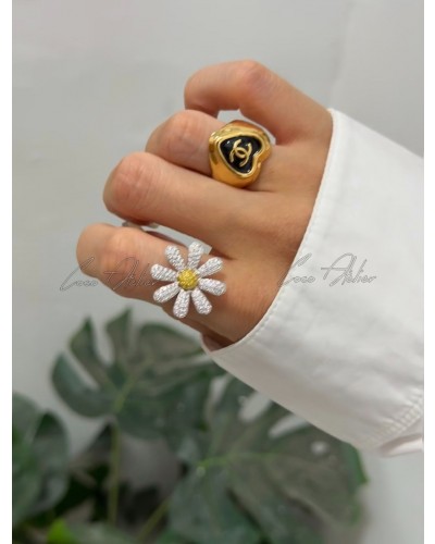 CHANEL 샤넬 하트 반지