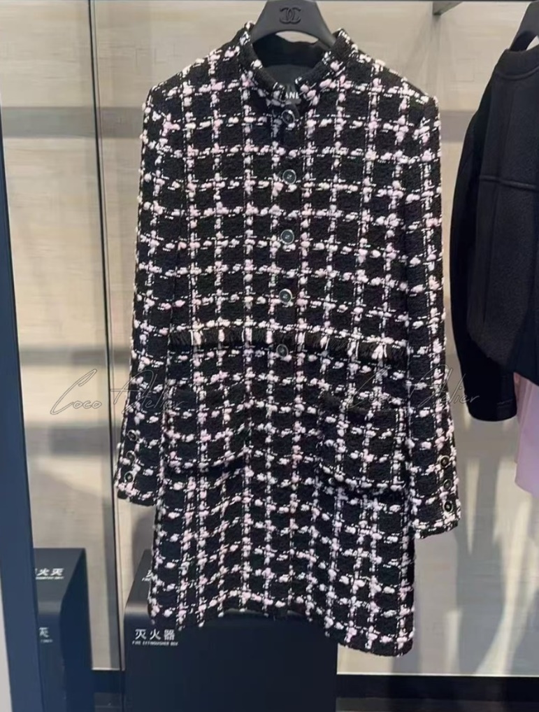 CHANEL 샤넬 트위드 코트