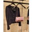 V-neck tweed jacket