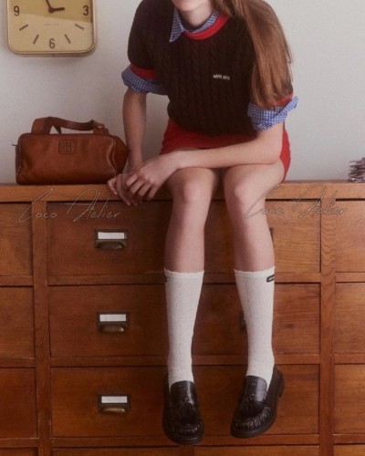 Miumiu 미우미우 배색 니트탑