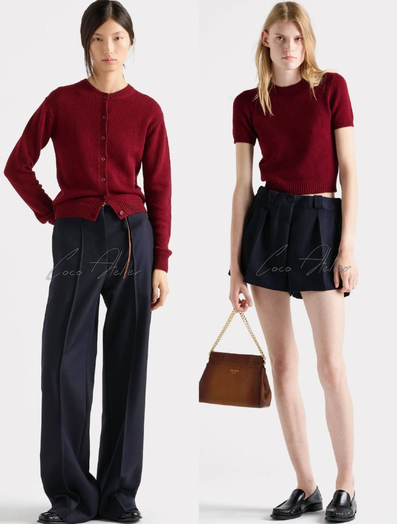 PRADA 프라다 캐시미어 가디건