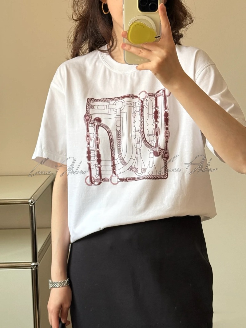 HERMES 에르메스 반팔 티셔츠