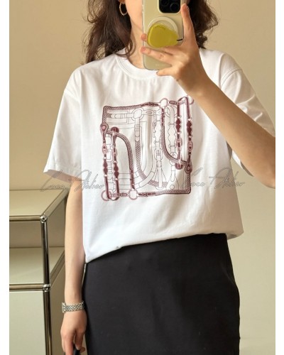 HERMES 에르메스 반팔 티셔츠