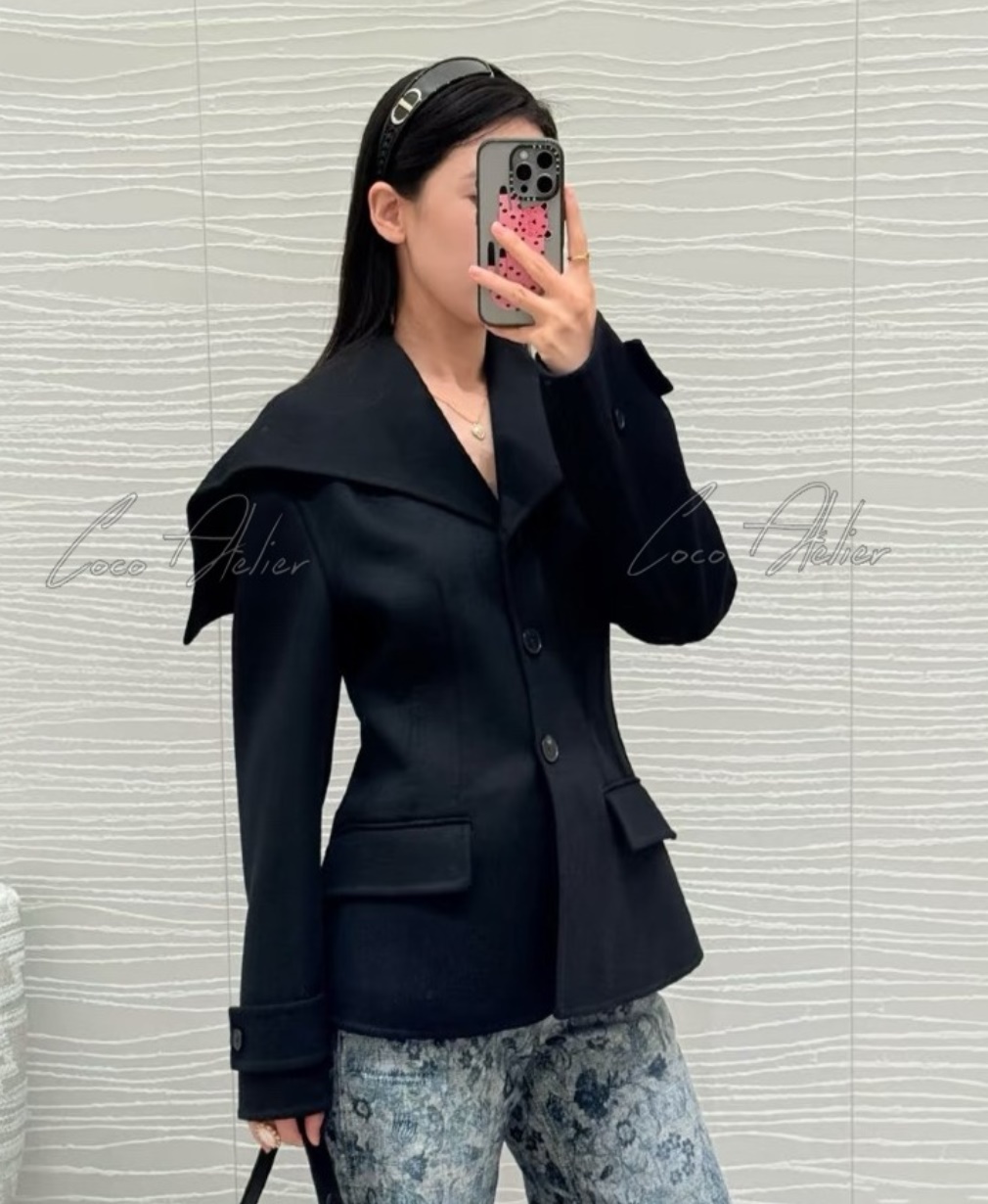 Dior 디올 세일러 하프 코트